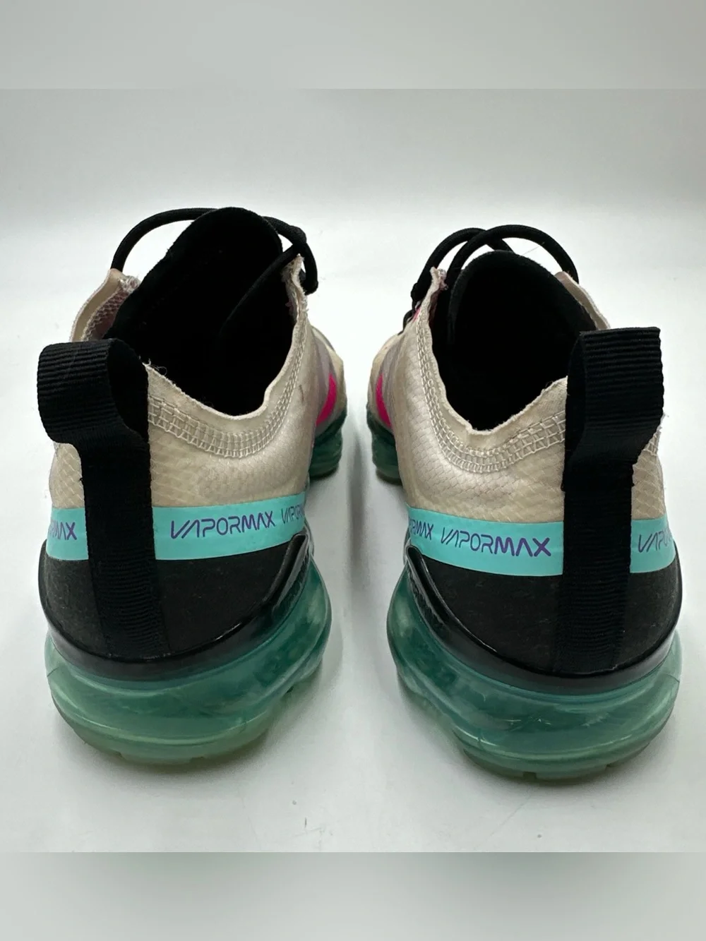 Nike Air VaporMax 2019 Womens Size 9 Pink Teal Multicolor Sneakers AR6632-005